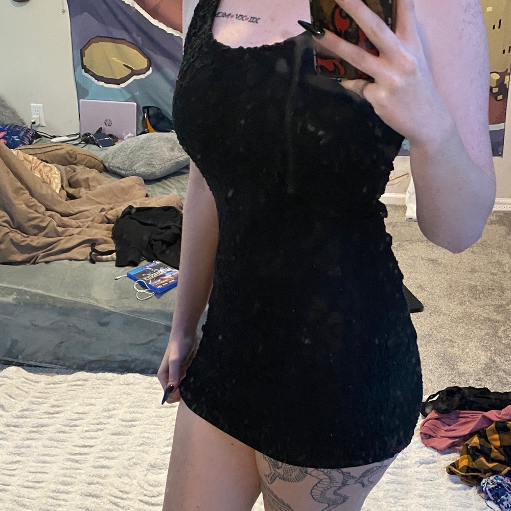 Black Lace Dress